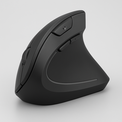 Ergonomic Vertical Wireless Mouse 2.4GHz – 6 Button Optical Mice with 3 Adjustable DPI (800/1200/1600) for Laptop, PC & Desktop Computers