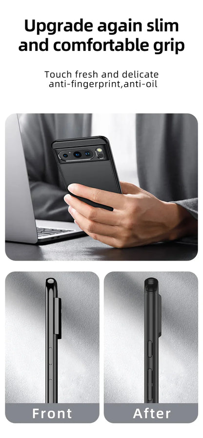 2025 Fashion Magnetic Case For Google Pixel 9 Pro 8 8A 7 10 Dull Polish Wireless Charger Cover Anti-knock Cases For Pixel 9A 7A