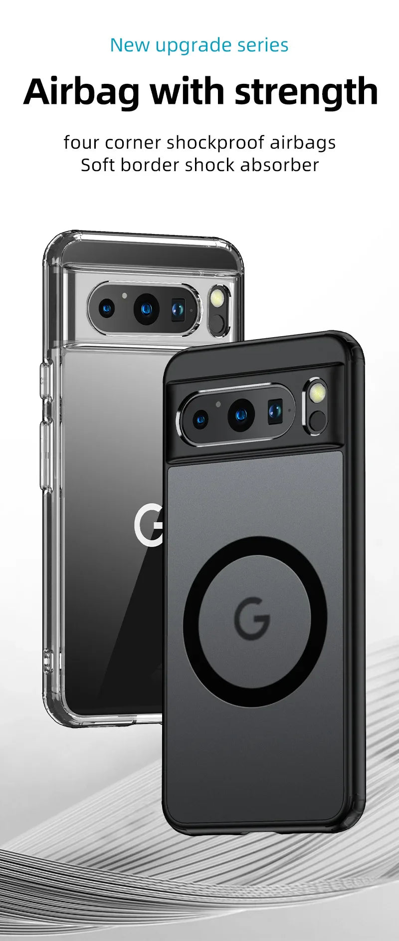 2025 Fashion Magnetic Case For Google Pixel 9 Pro 8 8A 7 10 Dull Polish Wireless Charger Cover Anti-knock Cases For Pixel 9A 7A