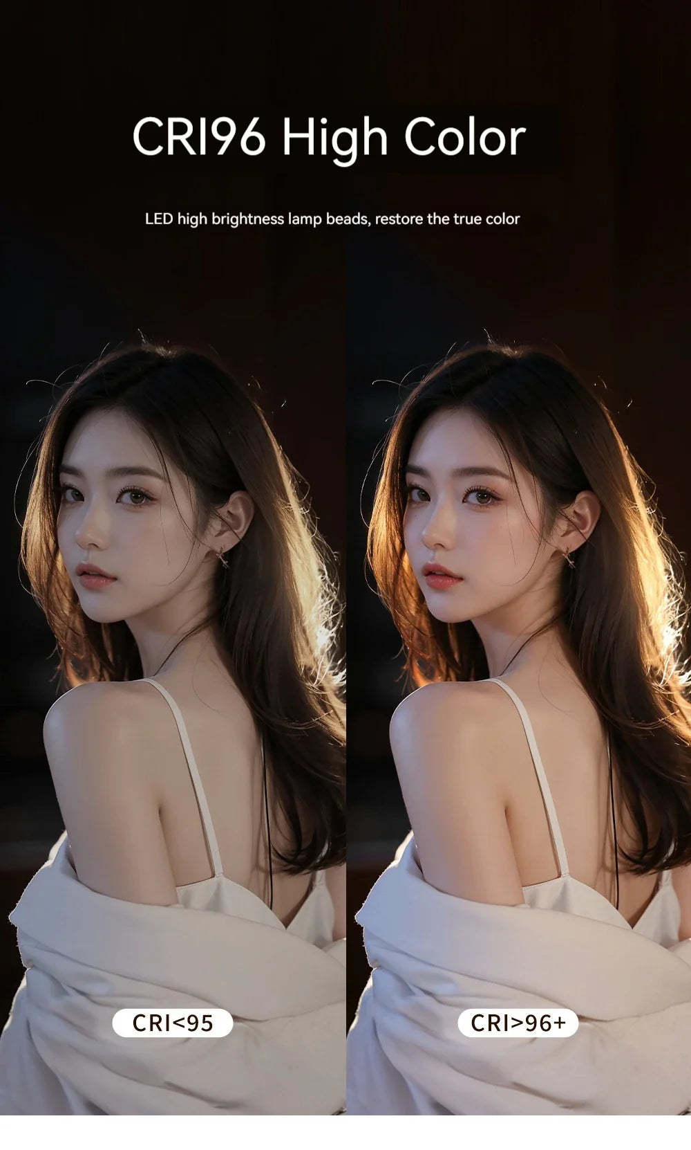 New Handheld Ring LED Rechargeable Fill light Portable Mobile Phone Live Broadcast Photography Desktop Rabbit Cage Selfie Light