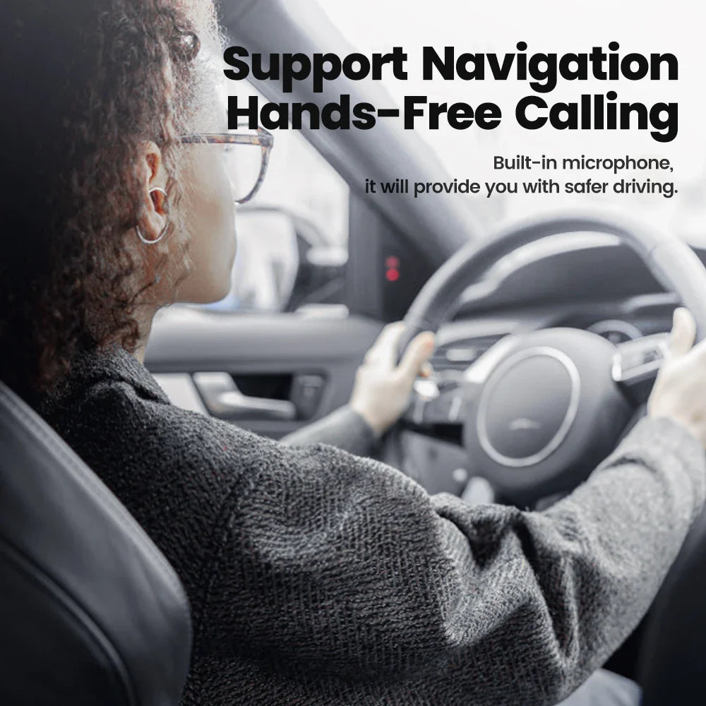 Toocki Wireless Bluetooth 5.1 Receiver Adapter 3.5mm Jack Audio Music Dongle USB Car Bluetooth Transmitter for Aux Car Speaker