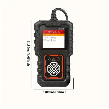 2024 OBDII Scanner Car Diagnostic Tool 3001 OBD2 Scanner, Engine Fault Code Reader Mode CAN Diagnostic Scan Tool for Obd2 Scanne